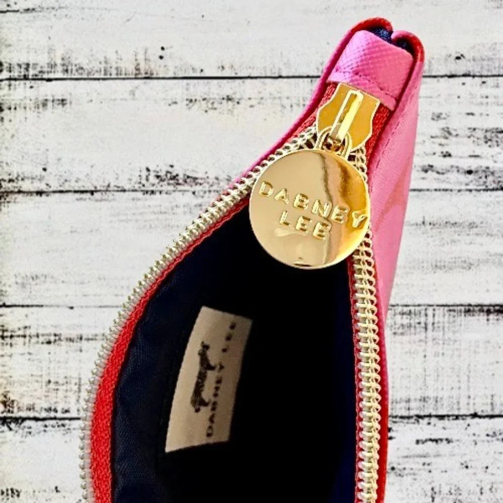 Dabney Lee Make-Up Coin Purse Bag Hash Tag # LOVE YOU